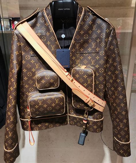 lv bag jacket|lv leather jacket price.